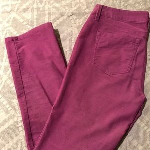 The Loft Modern Straight Corduroy Pants - Size 6P